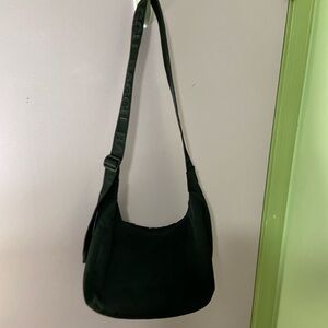 Baggu black medium nylon crescent bag